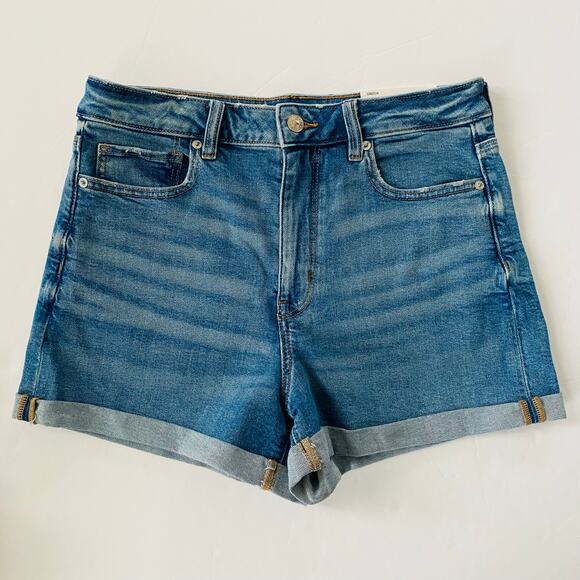 American Eagle | Mom Short Rolled Cuff NWT 10 - Picture 1 of 7